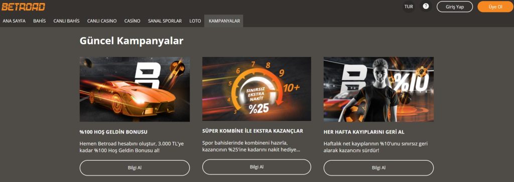 Betroad87 Kampanyaları