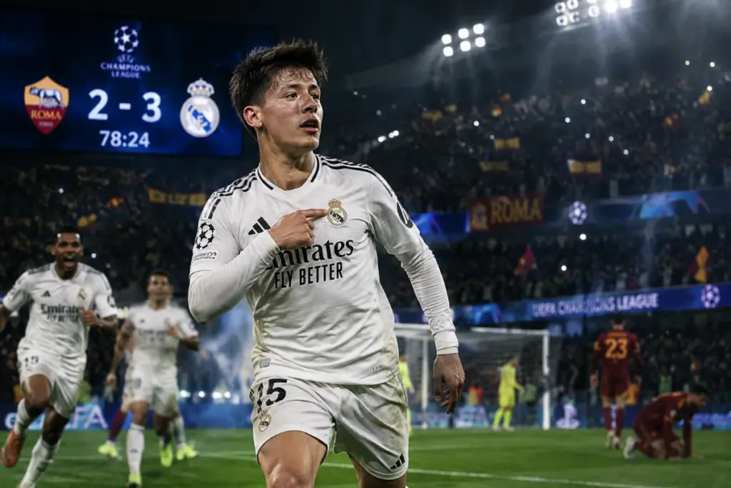 Arda Güler’in Roma Karşısındaki Dev Performansı ve Real Madrid’in Dirilişi