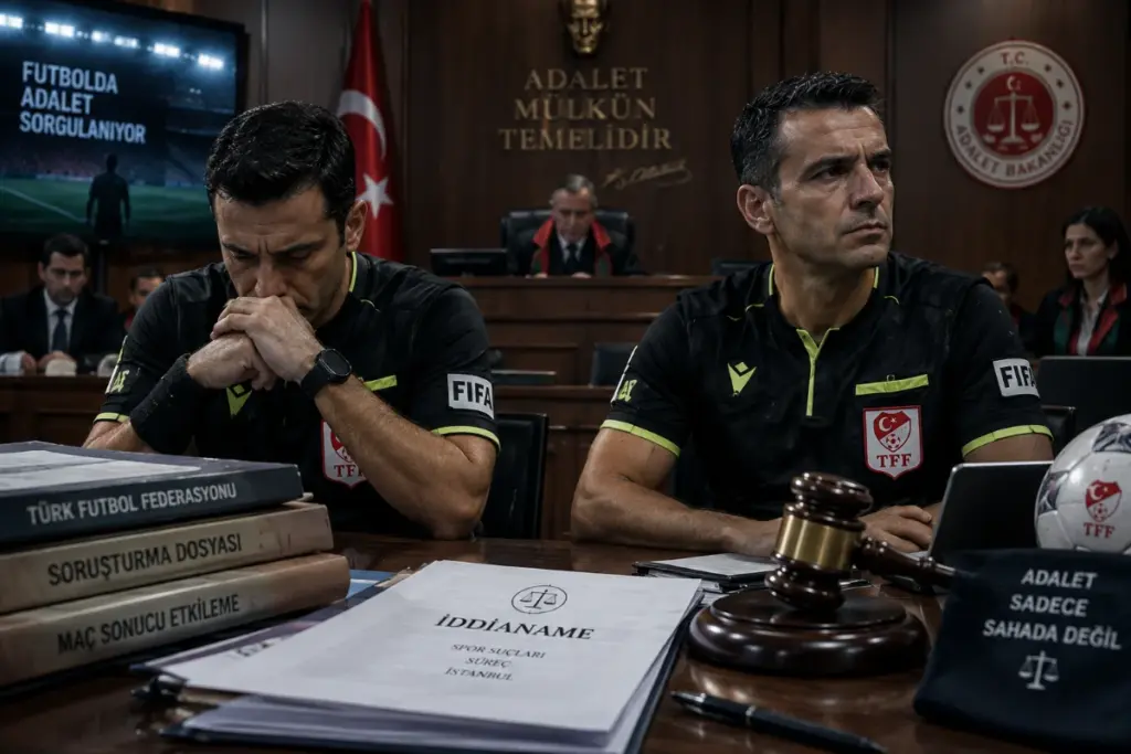 Türk Futbolunda Bahis ve Şike Soruşturması: Hakemler Adliyeye Sevk Edildi